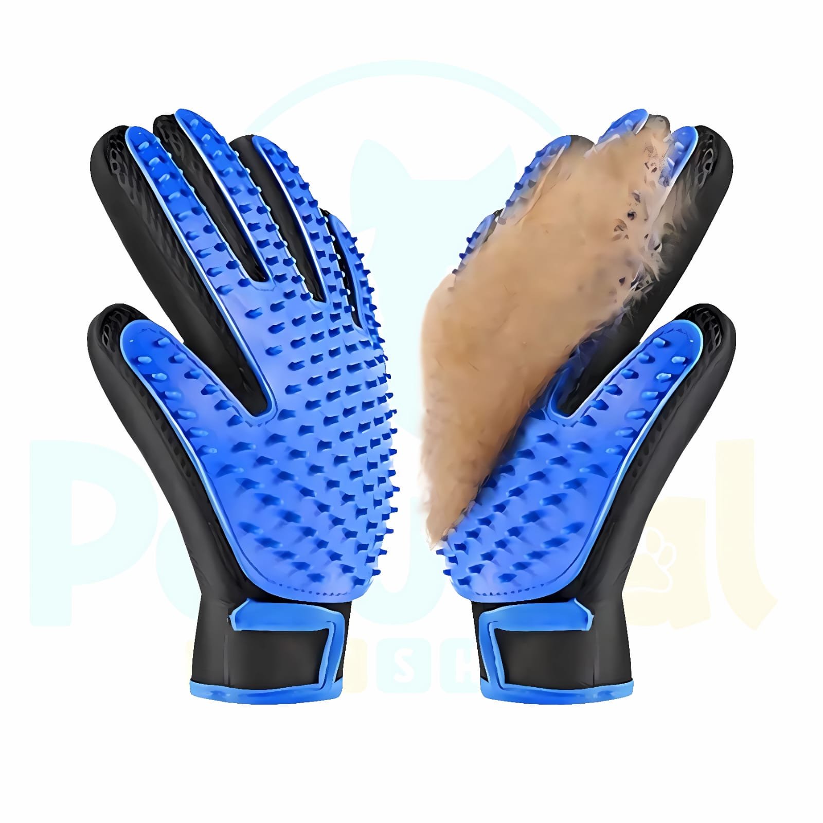 Guante quita pelo para gato