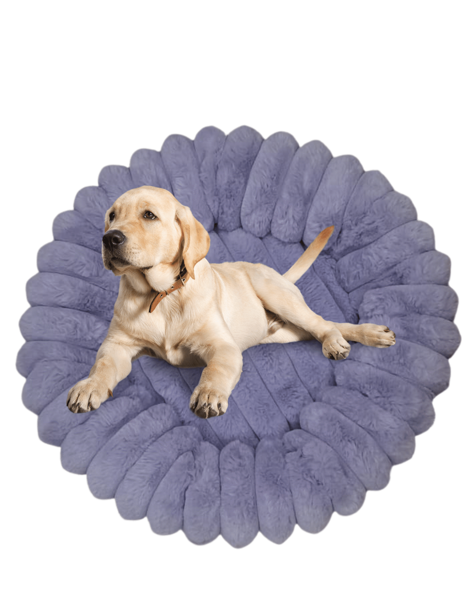 CAMA SUAVE REDONDA PARA MASCOTAS