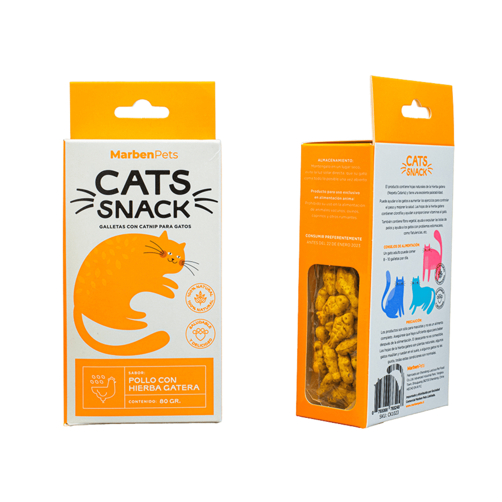 CATS SNACK / POLLO CON HIERBA GATERA - Imagen 2