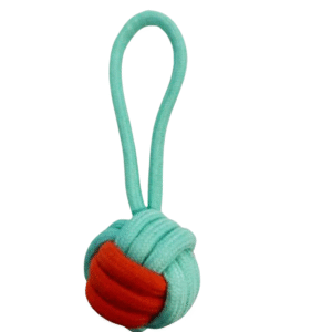 Juguete de Cuerda Bicolor con Nudo para Perros