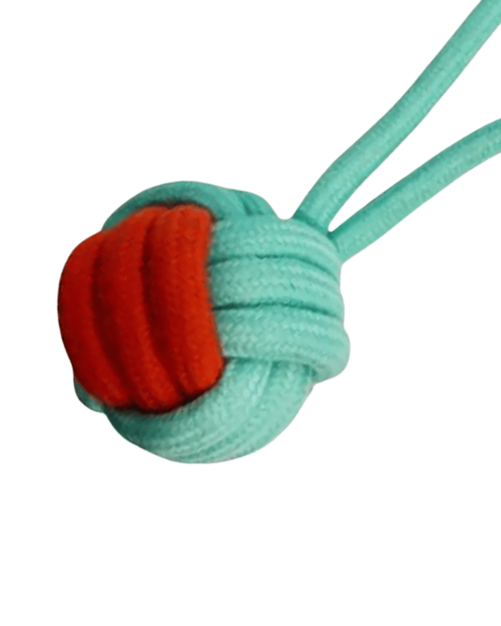 Juguete de Cuerda Bicolor con Nudo para Perros - Imagen 2